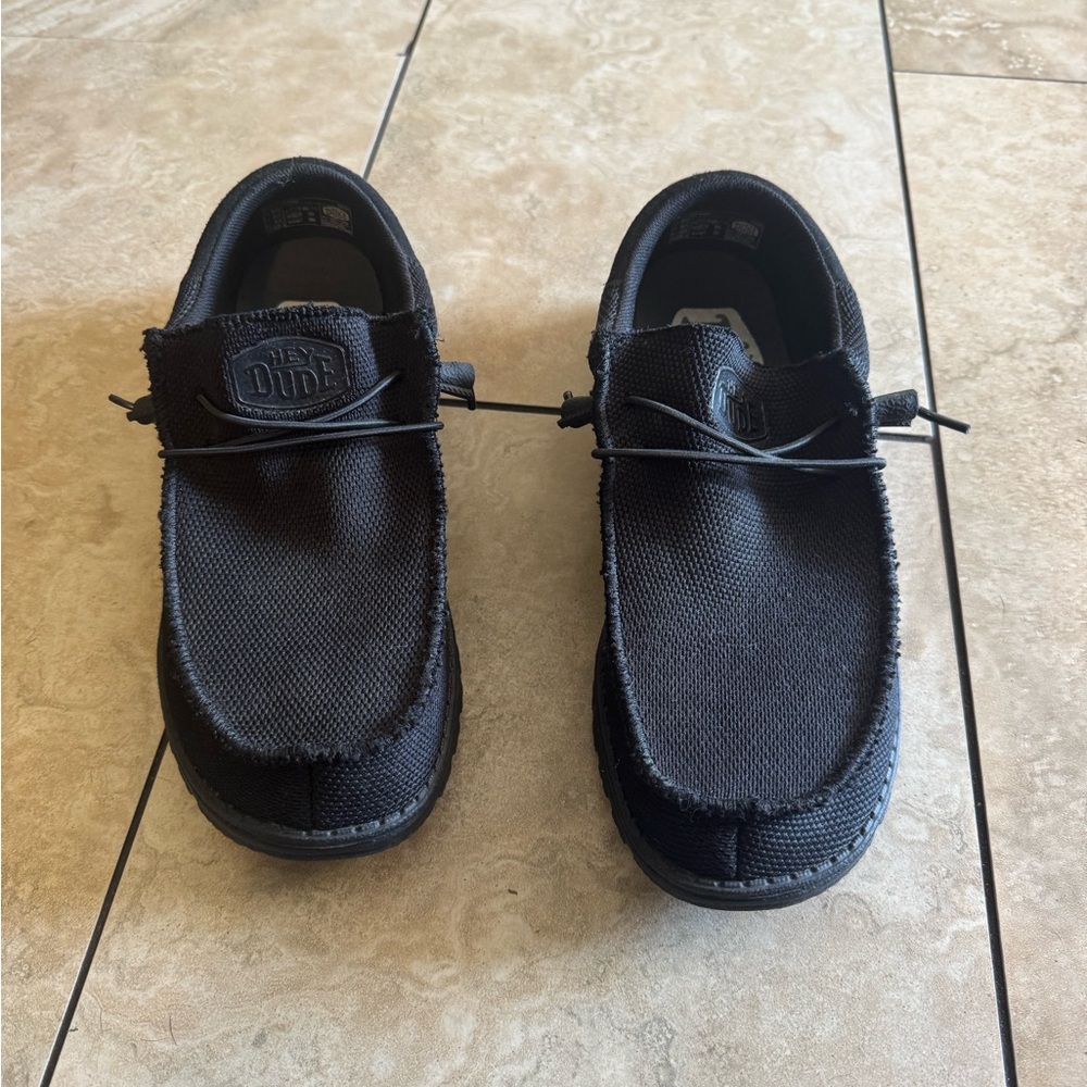 Hey Dude Men’s Black Casual Shoes 12